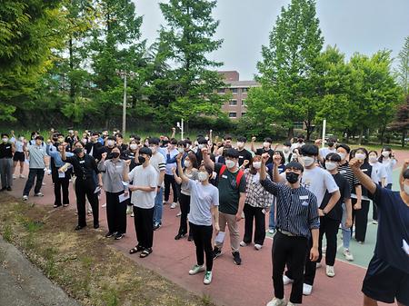 학생회 주관 학과 레크레이션 행사진행(1)